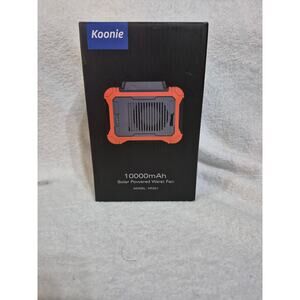 Koonie 10,000mAh Solar Powered Waist Fan & Power Bank